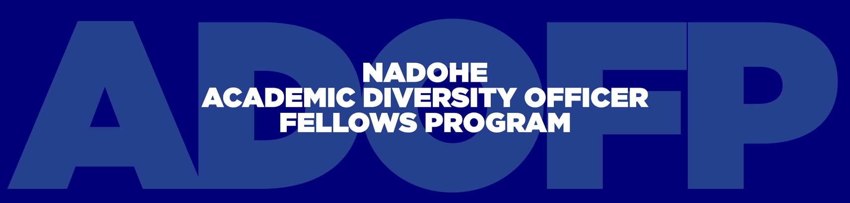 Academic Diversity Officer Fellows Program 